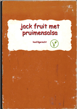 recept jack fruit met pruimensalsa