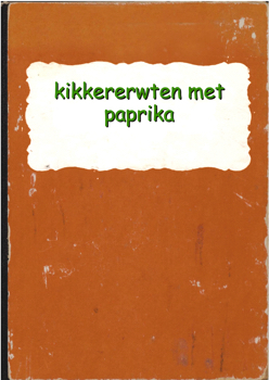 recept kikkererwten met paprika