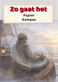 Strip Papier en Kompas