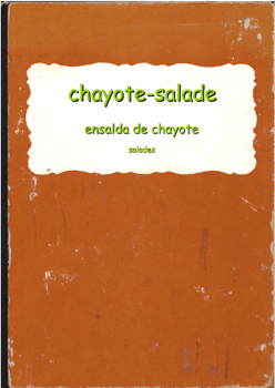 recept chayote-salade