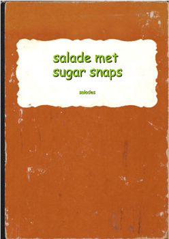 recept salade met sugar snaps
