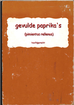 recept gevulde paprika's