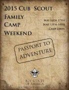 Cub Family Weekend Passport