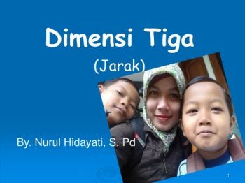 Dimensi Tiga XII (Nurul Hidayati)