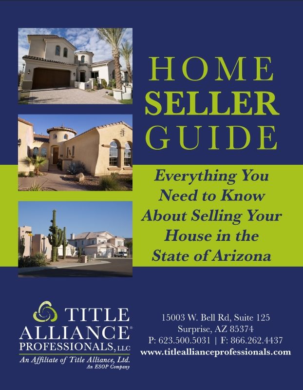 Home Seller Guide Title Alliance Professionals