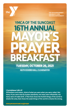 YMCA of the Suncoast 2021 Mayor's Prayer Breakfast
