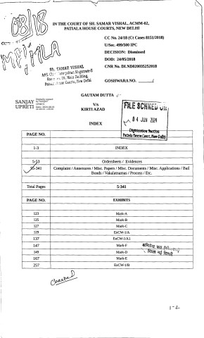 GAUTAM DUTTA Vs KIRTI AZAD