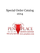 2014 Pen Place Special Order Catalog