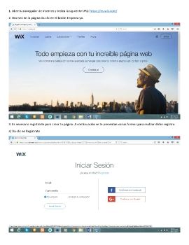 TUTORIAL PARA CREAR UNA PÁGINA WEB EN WIX