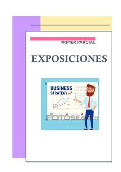 Exposiciones Primer Parcial 