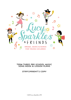 Term Three preschool music song book for nurseries and parents