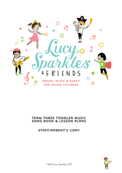 Term Three toddler music song book for nurseries and parents