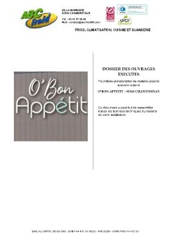 DOE - O'BON APPETIT