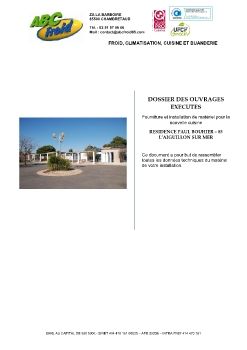 DOE - RESIDENCE PAUL BOUHIER L'AIGUILLON SUR MER