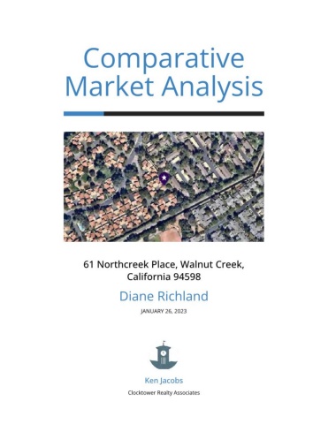 61 Northcreek Pl Market Analysis