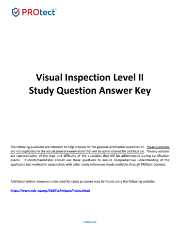 VT Level II Answer Key