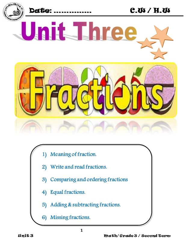 Fractions Grade 3