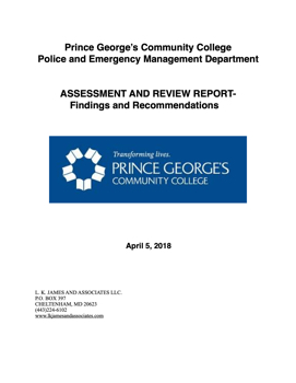 PGCC Assessment (2018)