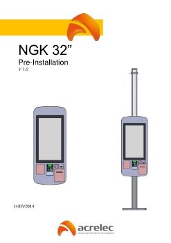 Acrelec NGK32 Pre Installation V1.0 14.03.14_Neat