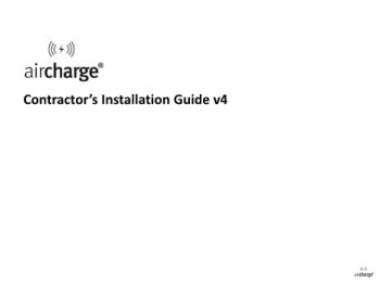 Aircharge Contractors Installation Guide v4