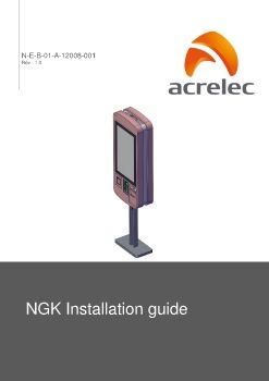 Acrelec NGK Installation Guide NEB 01 A 12008 001 REV 1.0
