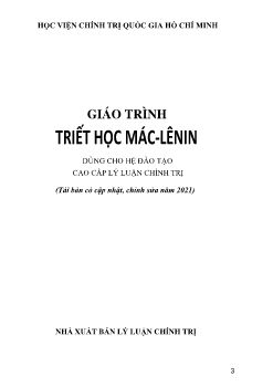 Giao trinh triet hoc MAC - LENIN