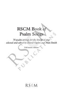 Psalm Songs