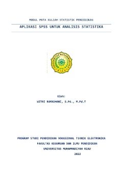 E-Modul Statitik Pendidikan..