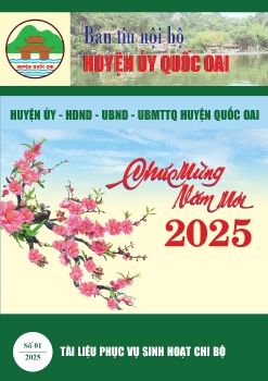 Trinh bay Ban tin huyen Quoc Oai so 1-2025