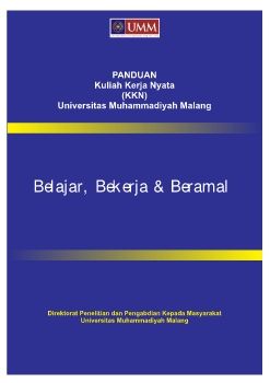 PANDUAN KKN/PMM