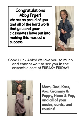Ads for 2024 MS Musical V2