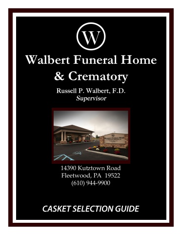 Walbert Funeral Home Flip Booklet 2024