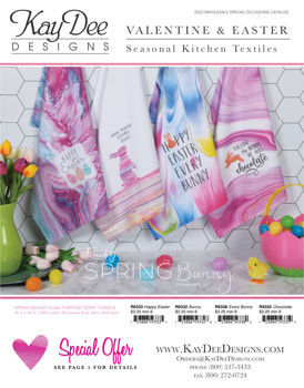 Kay Dee Designs 2022 Valentine & Easter Wholesale Catalog