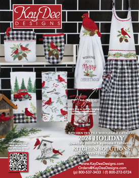 Kay Dee Designs 2024 Holiday Wholesale Kitchen Textile Catalog