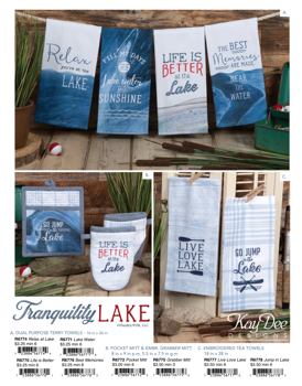 Kay Dee 2021 Lake Lodge & Camping Kitchen Textiles