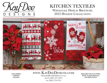 Kay Dee Designs 2023 Holiday Kitchen Textile Display Book