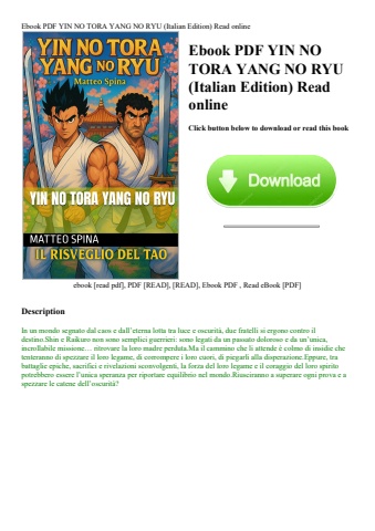 ebook pdf  yin no tora yang no ryu (italian edition) read online