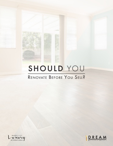 SHOULD YOU RENOVATE BEFORE YOU SELL