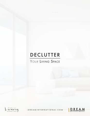 DECLUTTER YOUR LIVING SPACE