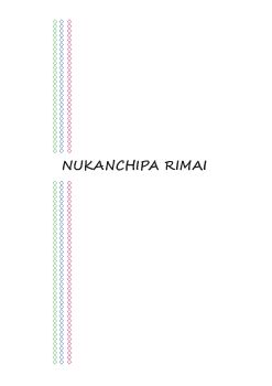 Nukanchipa rimai