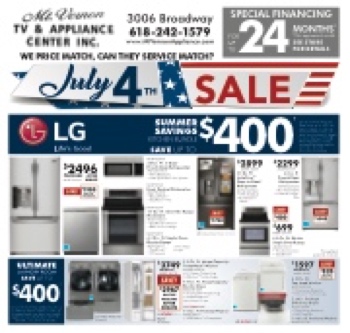 86301 Mt Vernon TV Appliance Center 4th18