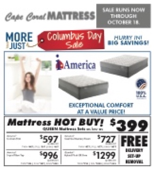 80340 Cape Coral Mattress_Columbus Day