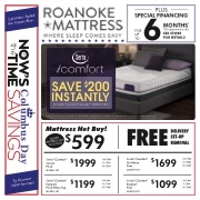 71867 Roanoke Mattress