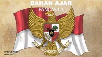 BAHAN AJAR  PANCASILA