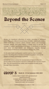 Beyond the Scenes - Group 3