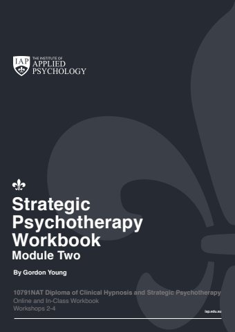 IAP_Strategic Psychotherapy Workbook V18_131221