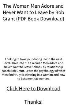 PDF BOOK Download - The Woman Men Adore by Bob Grant FREE DOC? 