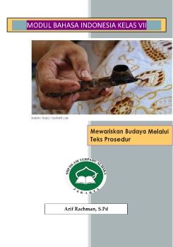 Mewarisi Budaya Melalui Teks Prosedur