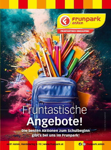 Flugblatt Frunpark Asten Schulbeginn 2026