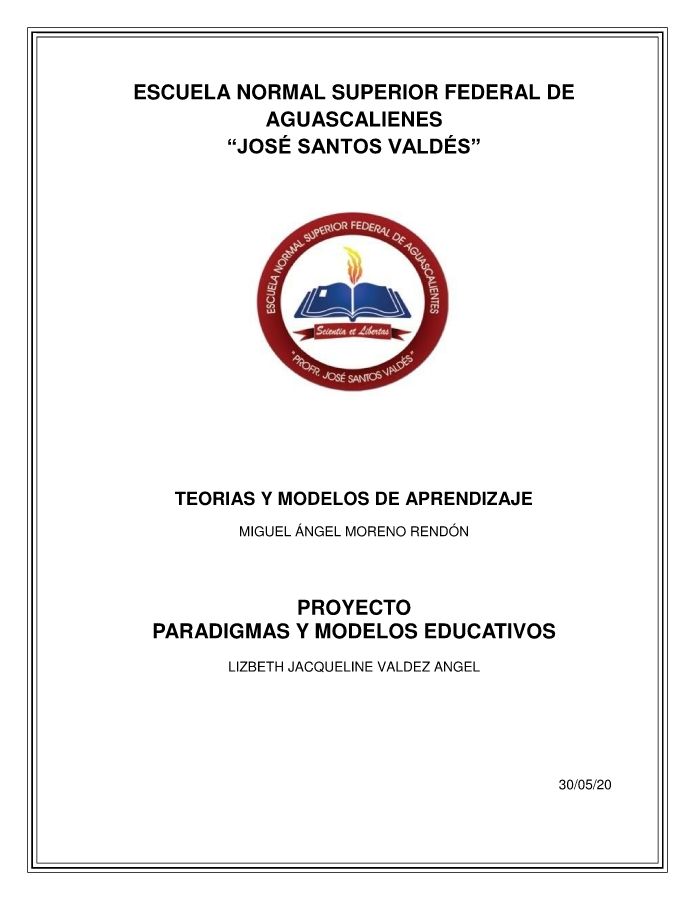 MODELOS Y PARADIGMAS PROYECTO